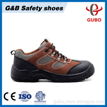 S1P engineering working genuine leather safety shoes